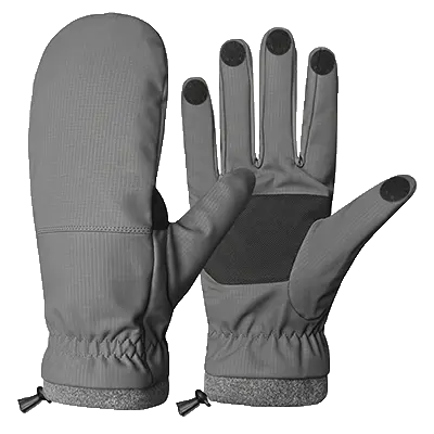 Grey Winter Gloves